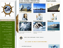 Tablet Screenshot of agsglobalfreight.com